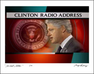 TV Title Card, President Bill Clinton Address
