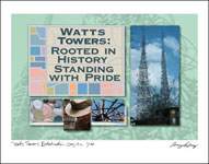 TV Title Graphic, Watts Towers of Los Angeles